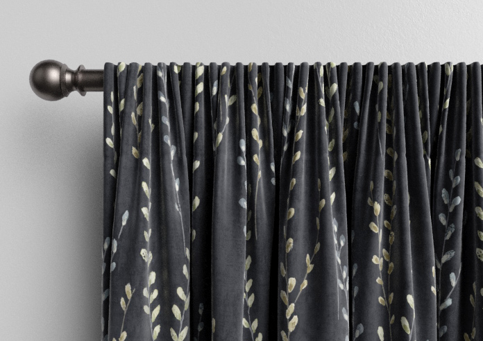 Willow Field, Onyx - Made to Measure Curtains - Image 9